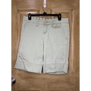 Z. Cavaricci Women's Bermuda Green Shorts Y2K Size 9